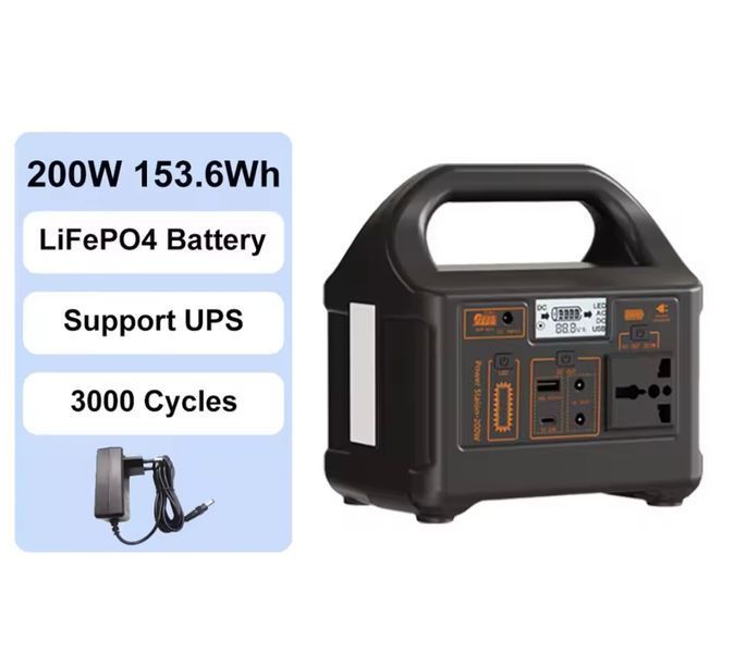 Зарядна станція 200W / Портативна зарядна станція на 200 Вт 0603 фото