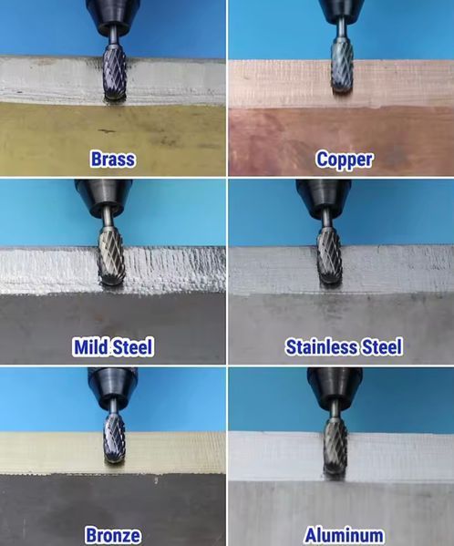 Шарошки фрезы для дерева металла из вольфрамовой стали для гравера Dremel 0555 фото