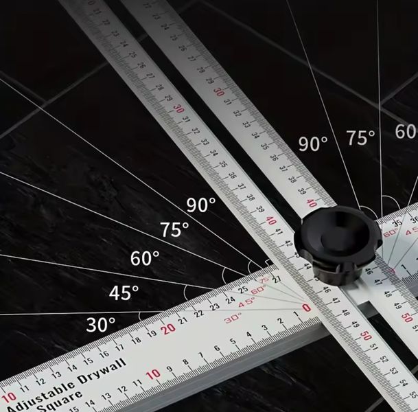 Т-лінійка довга 650, шаблон, направляюча, кондуктор для розмітки та свердління отворів, лінійка позиціонер 0077 фото