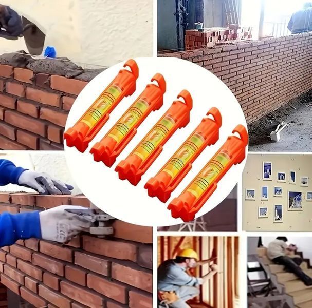 Підвісний горизонтальний вимірювальний бульбашковий рівень 3шт. 0369 фото
