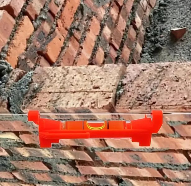 Підвісний горизонтальний вимірювальний бульбашковий рівень 3шт. 0369 фото