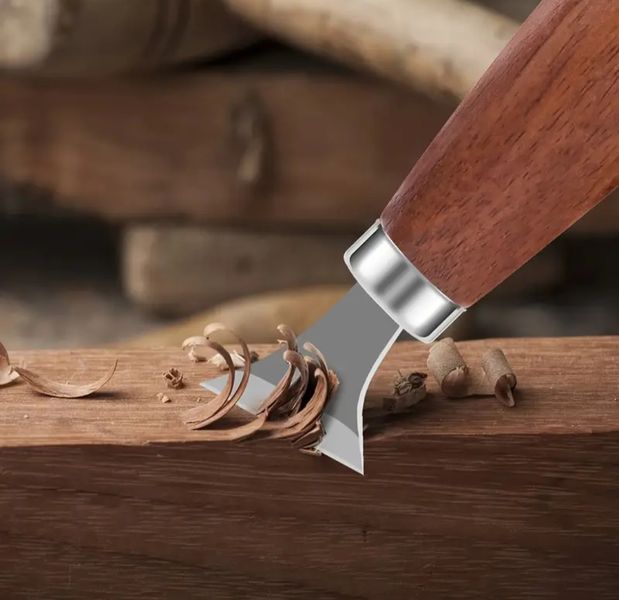 Набір для різблення по дереву з ложкорізом (для правші) 0421 фото