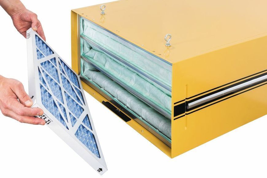 Блок фільтрації повітря POWERMATIC PM1200 : 230В 0,23(0,19)кВт. прод. 1140 1320 и 1620 м&sup3;/г. 5 мкм 0680 фото