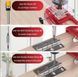Шаблон для дверных петель алюминиевый / Устройство для фрезера установки петель 0627 фото 3