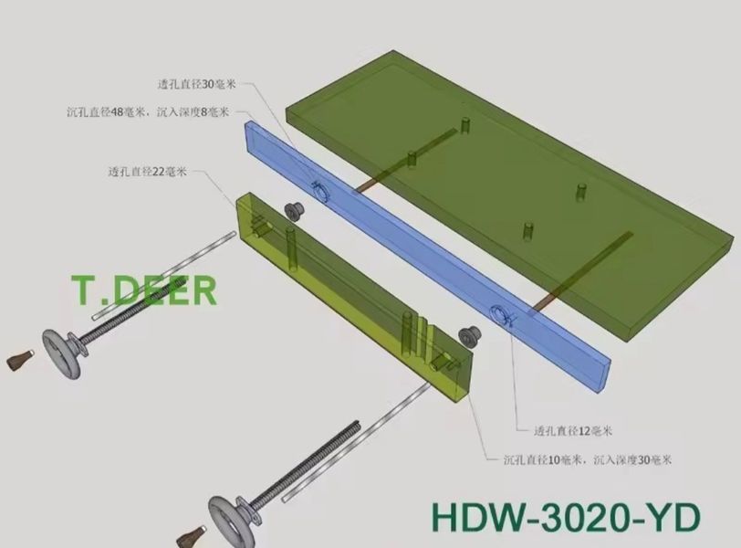 Тиски Моксона HDW-3020-YD 0635 фото