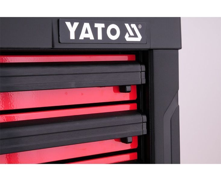 Шафа з інструментами YATO, на колесах, 6 шуфляд, 975x765x465 мм, набір 177 шт YT-5530 фото