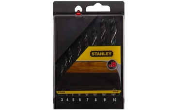 Набір свердл по дереву STANLEY : &Oslash;= 3-10 мм. 8 шт. STA56006-QZ фото
